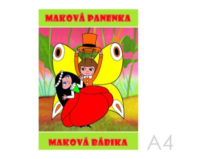omalovanka a4 akim makova babika