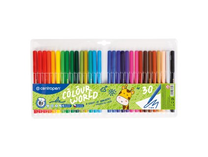 fixy centropen 7550 colour world sada 30 ks