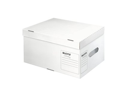 archivny kontajner recyklovany karton leitz infinity biely