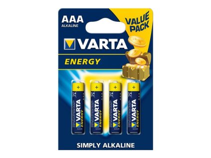 mikrobaterie energy alkaline aaa 4 ks