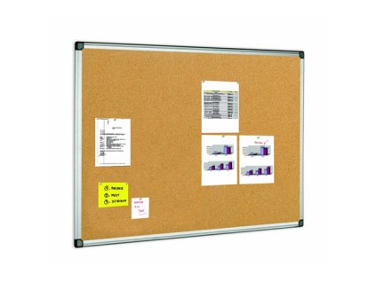 korkova tabula v hlinikovom rame 60 x 90 cm