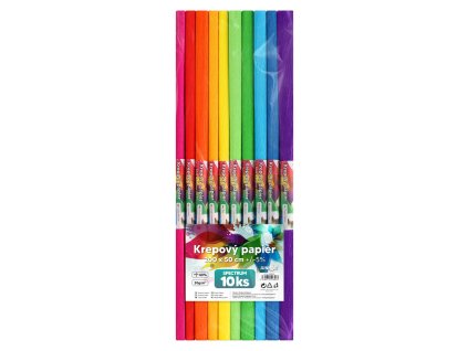 krepovy papier junior 200x50 cm spectrum sada 10 ks