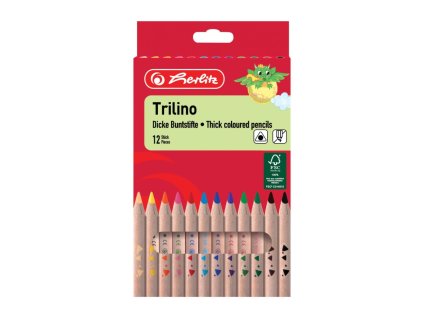 pastelky herlitz trilino jumbo 12 ks