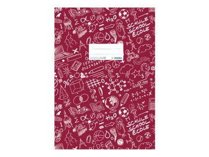 obal na zosit schooldoo a4 karminovy 1ks