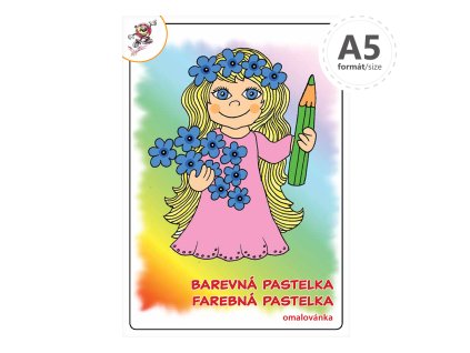 omalovanka a5 farebna pastelka