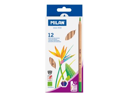 pastelky milan sesthranne 3 3 mm 12 ks