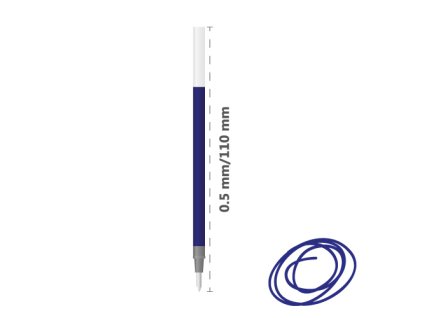 napln gelova pilot g 1 0 5 mm modra