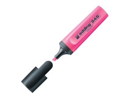 zvyraznovac edding 345 ruzovy
