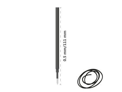 napln pre gelove pera rollery keramicka micro 0 5 mm cierna