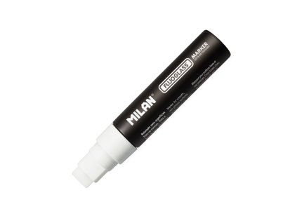 popisovac milan fluoglass 8 15 mm biely