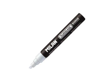popisovac milan fluoglass 2 4 mm biely