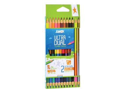 pastelky junior dual trojhranne 12 ks