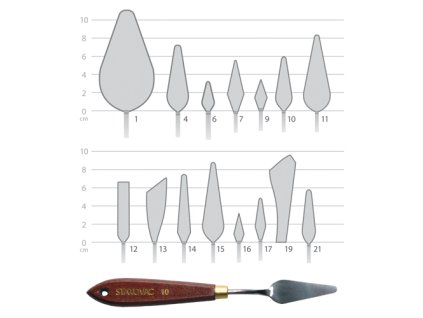 maliarska spachtla junior c 21