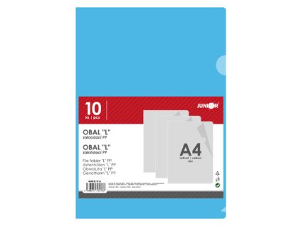 obal zakladaci l pp a4 modry sada 10 ks