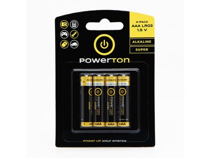 bateria alkalicka gp aaa 1 5v 4ks powerton