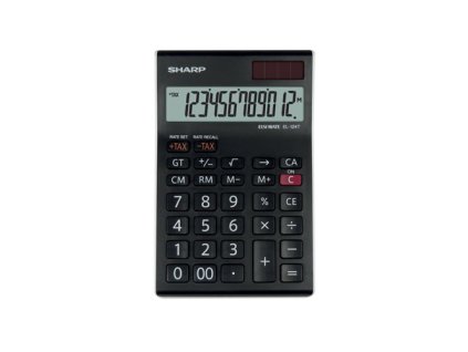 kalkulacka stolova sharp sh el124twh