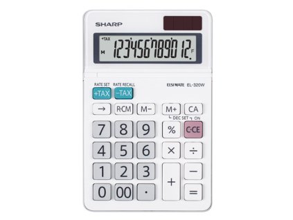 kalkulacka stolova sharp sh el320w