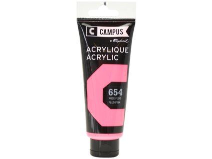 se akryl farba campus 100 ml fluo pink 654