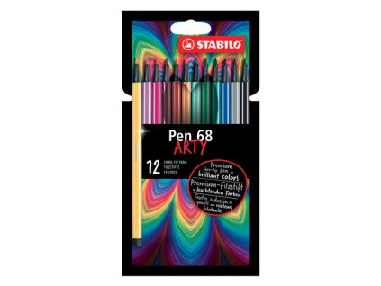 fixy stabilo arty pen 68 sada 12 ks