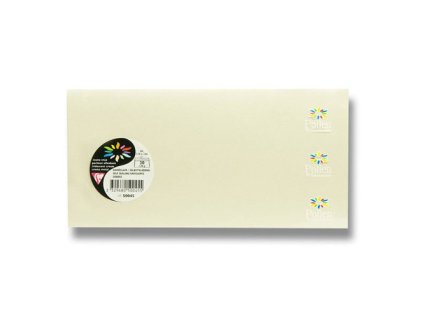 obalka cf dl perlet kremova samolep 120g 20ks