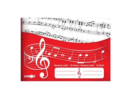 zosit notovy 16 listovy junior