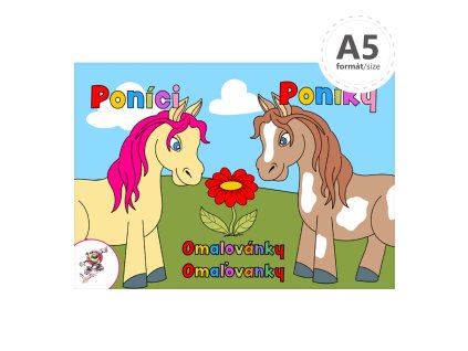 omalovanka a5 lux poniky