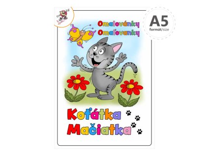 omalovanka a5 maciatka