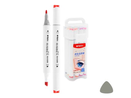 fixy m g twin tip marker sada 12 ks