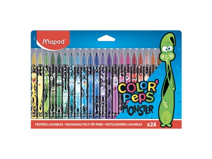 fixy maped color peps monster 24 ks