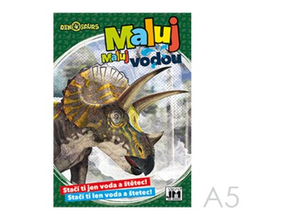 maluj vodou jm a5 dinosaury