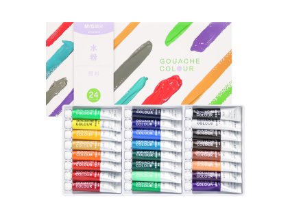 farby gvasove m g 12 ml sada 24 ks