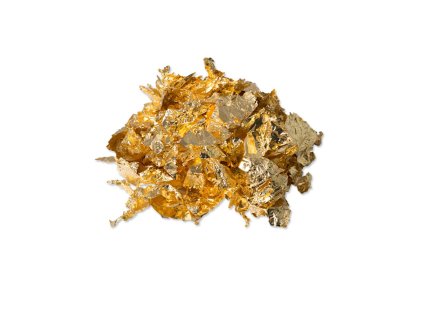 dekoracne zlate vlocky 15g