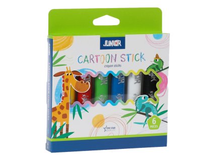 voskovky cartoon stick sada 6 ks