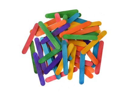 dekoracne palicky 65 mm mix farieb sada 100 ks