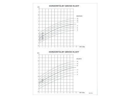 horizontalny obvod hlavy a4 450