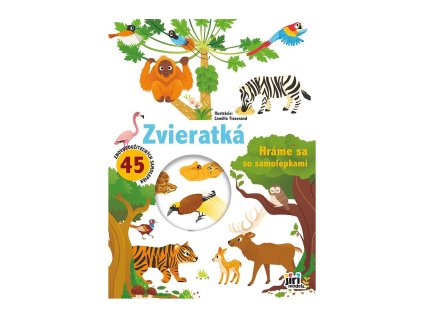 hrame sa so samolepkami zvieratka a4