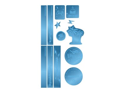 reflexne samolepky stickyricky coocazoo blue