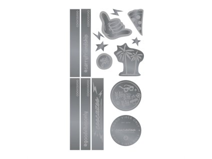reflexne samolepky stickyricky coocazoo silver