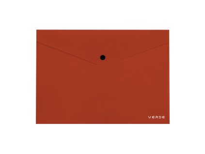 obal s patentkou a4 verde tehlova