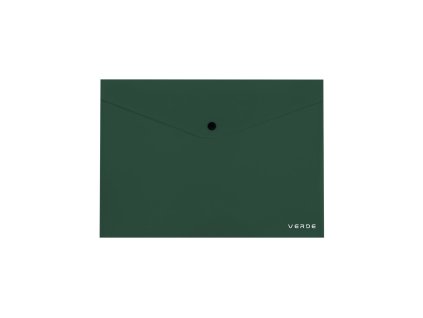 obal s patentkou a5 verde zelena