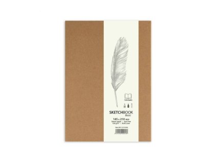 skicar a5 kraft 128 listov