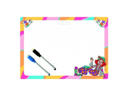 stieratelna tabulka a4 akim klauni