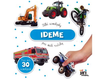 samolepkova knizka ideme velke samolepky pre male rucicky