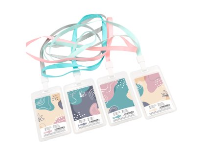 identifikacna visacka so snurkou na krk