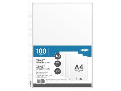 euroobal a4 transparentny 40 m 100 ks leskly