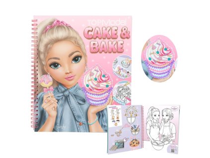 omalovanky top model so samolepkami pecenie