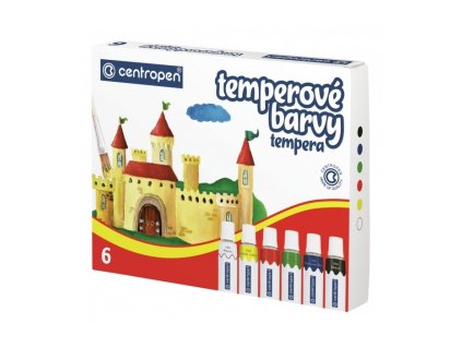farby temperove centropen 9550 6 6 farieb 12 ml