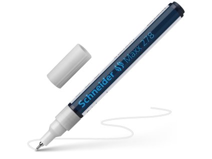 popisovac lakovy schneider maxx 278 biela