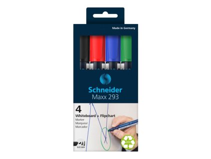 popisovac schneider maxx 293 na biele tabule sada 4ks