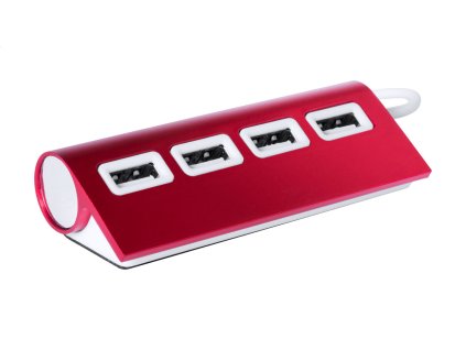 USB hub (Farba red)